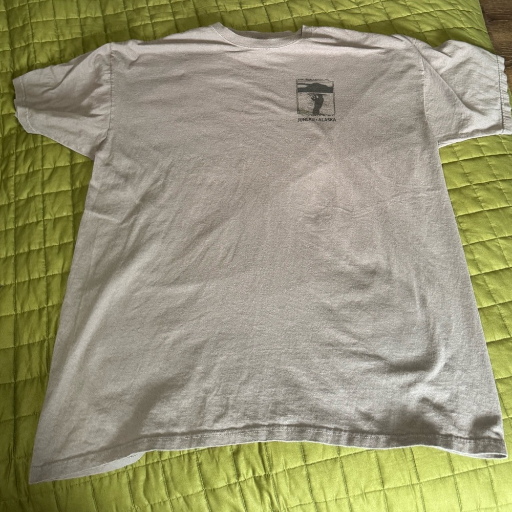 grey xxl all cotton graphic tee